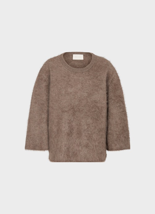 Coupe Regular Fit Maille Cashmere jumper mink mel.