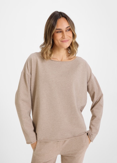 Coupe Loose Fit Sweat-shirts Sweater simply taupe