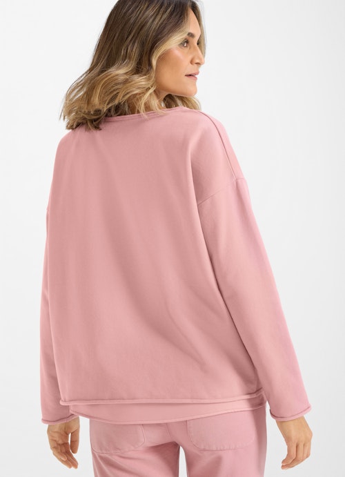 Coupe Loose Fit Sweat-shirts Sweater blush