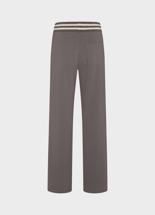 Wide Leg Hosen Wide Leg Pants w. Lurex graphit