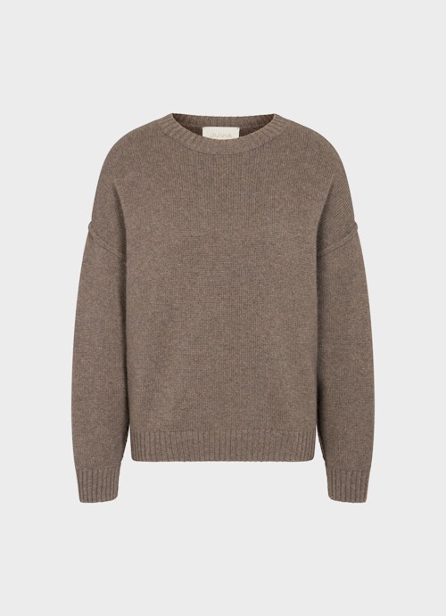 Coupe Casual Fit Maille Cashmere jumper mink mel.