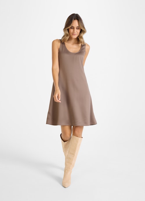 Casual Fit Kleider Satin - Kleid mink