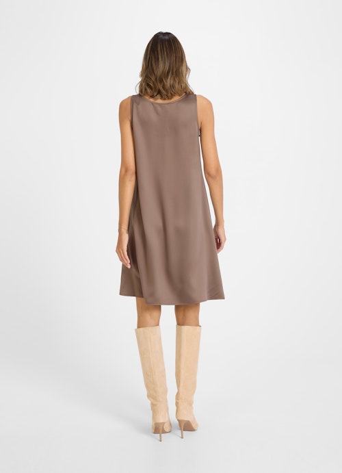 Casual Fit Kleider Satin - Kleid mink