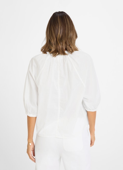 Oversized Fit Sweatshirts Blouse white