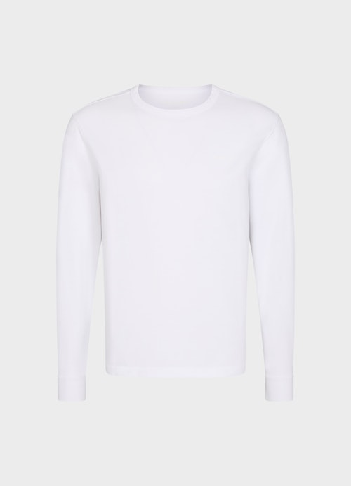 Casual Fit Long sleeve tops Jersey Longsleeve white