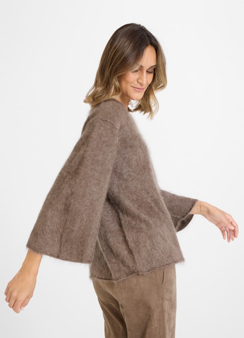 Coupe Regular Fit Maille Cashmere jumper mink mel.