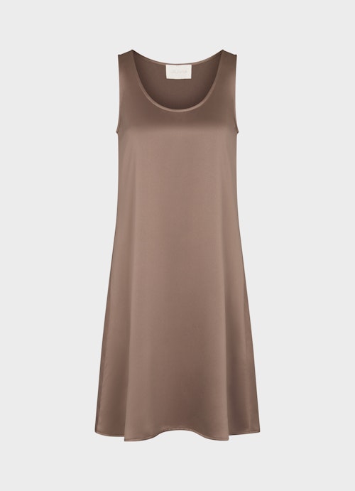 Casual Fit Kleider Satin - Kleid mink