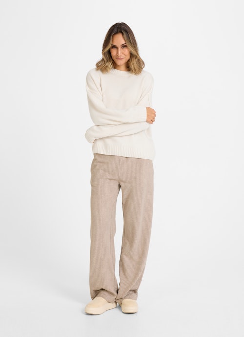 Coupe Wide Leg Pantalons Wide leg fit sweatpants simply taupe