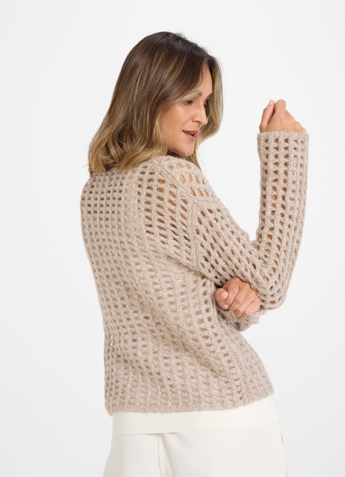 Coupe Regular Fit Maille Alpaca jumper simply taupe