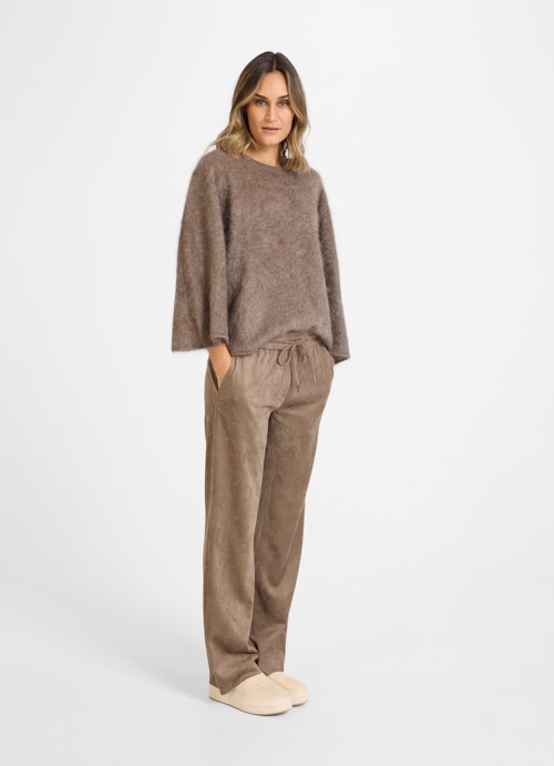 Coupe Regular Fit Maille Cashmere jumper mink mel.