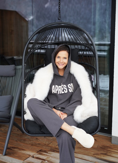 Regular Fit Sweatshirts Hoodie APRES SKI graphit