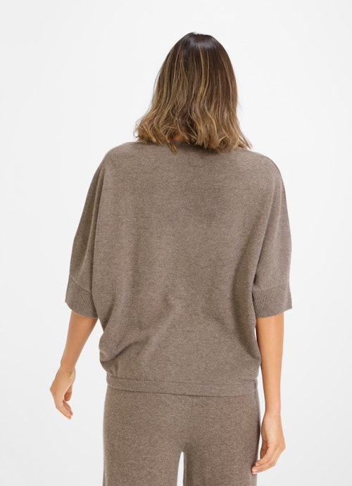 Coupe Casual Fit Maille Cashmere blend jumper mink mel.