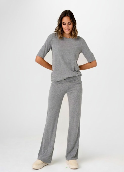 Slim Fit Hosen Modal - Leggins steel grey mel.