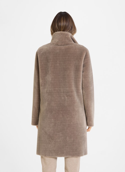 Regular Fit Jacken Teddy - Mantel simply taupe