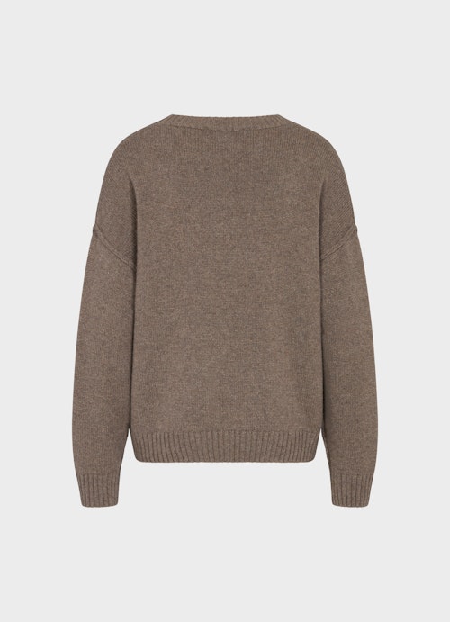 Coupe Casual Fit Maille Cashmere jumper mink mel.