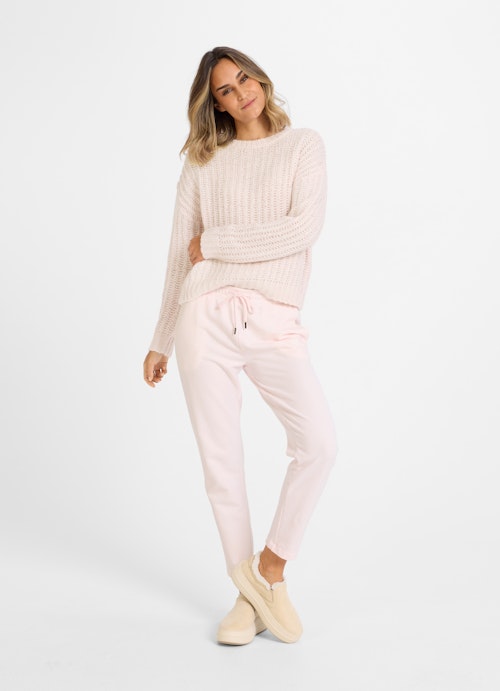 Coupe Casual Fit Maille Alpaca jumper pastel pink
