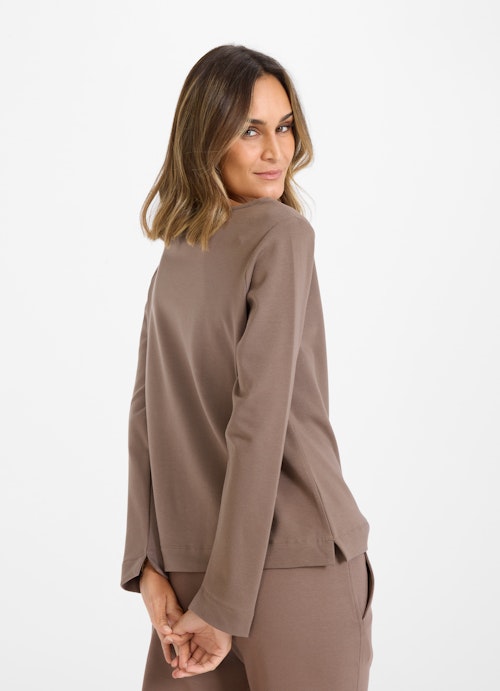 Coupe Slim Fit Sweat-shirts Sweatshirt mink