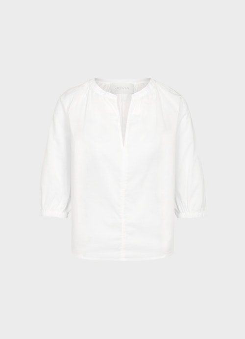 Oversized Fit Sweatshirts Blouse white