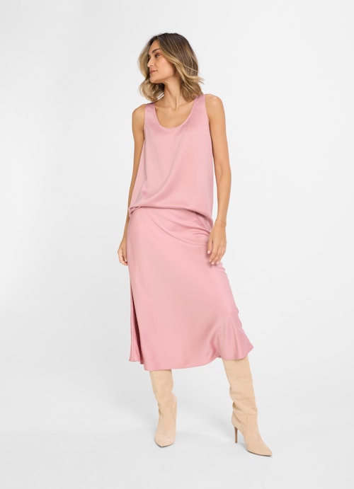 Medium Length Röcke Satin - Rock blush