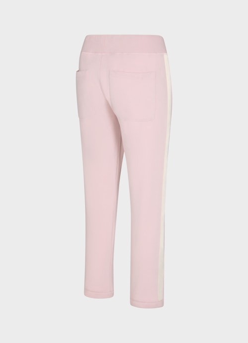 Casual Fit Pants Monaco Fleece Pants w. Satin Tape powder rose