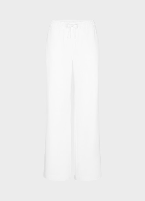 Wide Leg Pants Denim trousers white