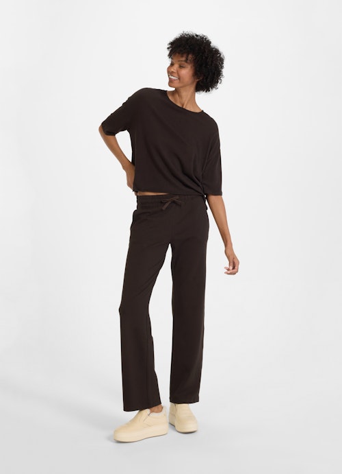 Oversized Fit T-shirts T-shirt bitter chocolate