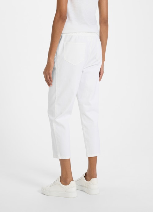 Casual Fit Pants Denim trousers white