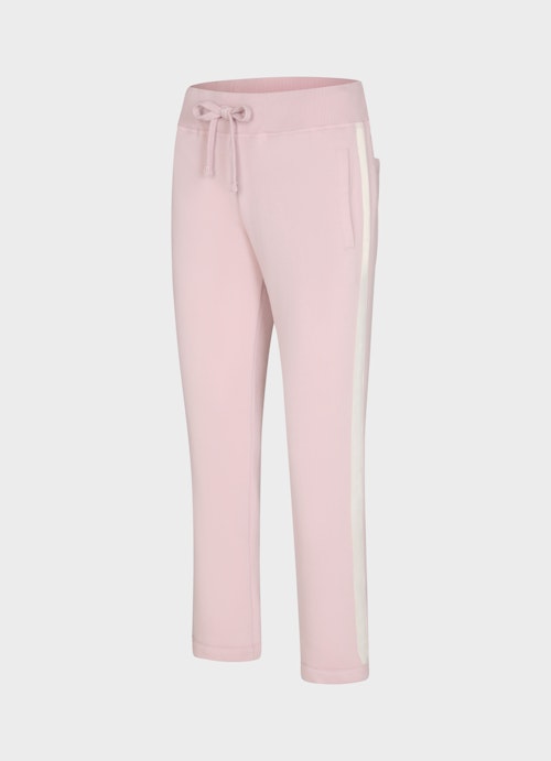 Casual Fit Pants Monaco Fleece Pants w. Satin Tape powder rose