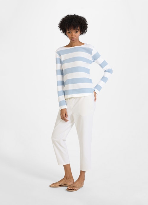 Slim Fit Knitwear Cashmix - Sweater cash. blue mel.