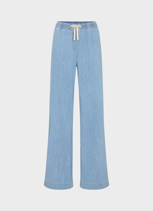 Wide Leg Pants Denim trousers light washed