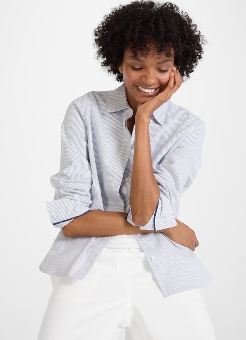 Casual Fit T-shirts Blouse cash.blue