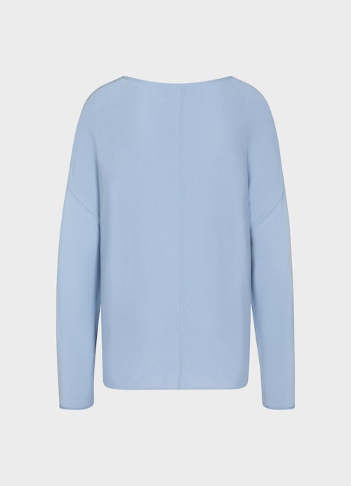 Casual Fit Sweaters Viscose Stretch Sweater cash.blue