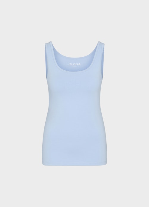 Slim Fit Tops Top cash.blue