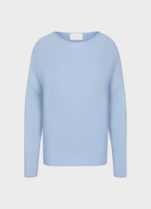 Casual Fit Sweaters Viscose Stretch Sweater cash.blue