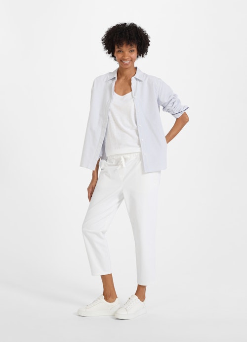 Casual Fit Pants Denim trousers white