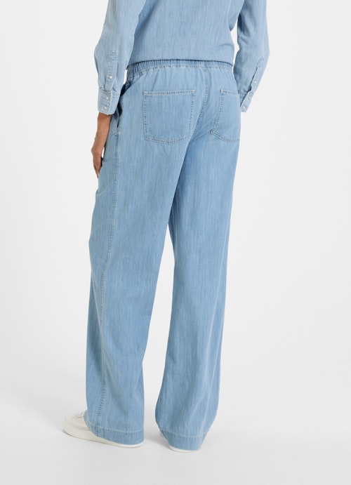 Wide Leg Pants Denim trousers light washed