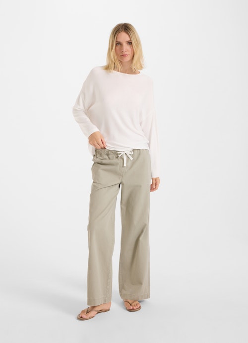Wide Leg Pants Denim trousers silver sage