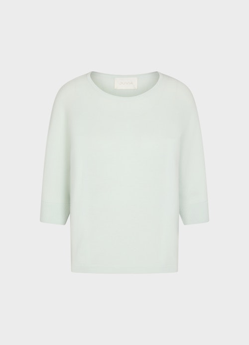 Casual Fit Knitwear Cashmere Blend - Sweater pastel green