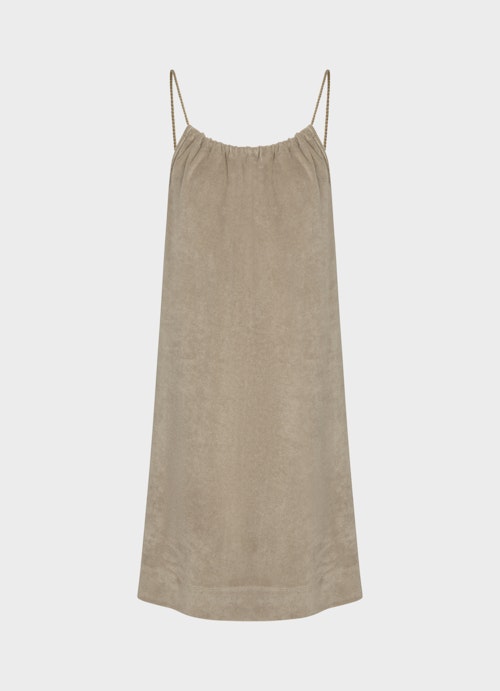 Short Length Dresses Terry cloth dress dusty olive