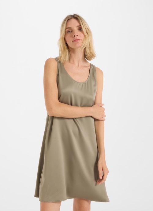 Casual Fit Dresses Satin dress dusty olive
