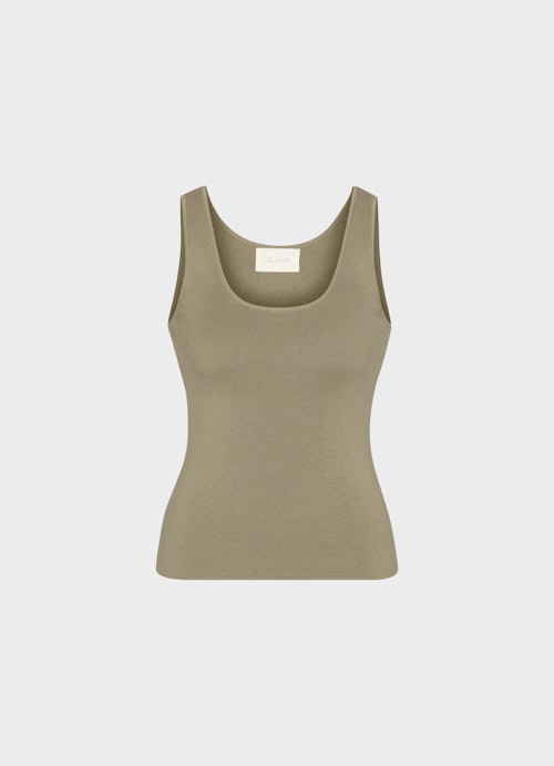 Slim Fit Tops Top dusty olive
