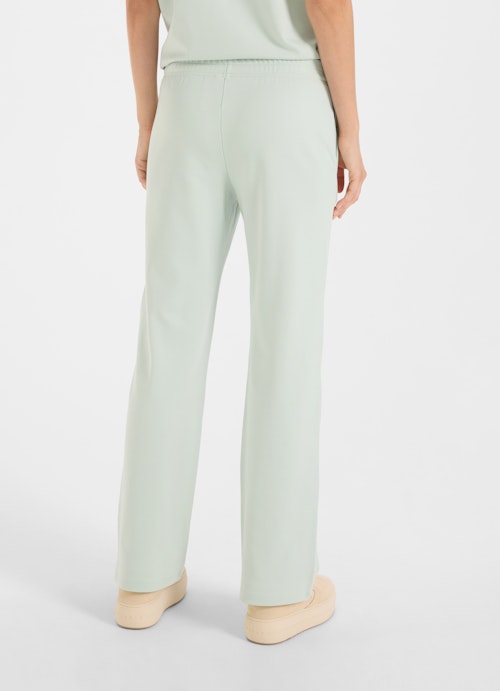 Boot Cut Pants Wide Leg Fit - Sweatpants pastel green