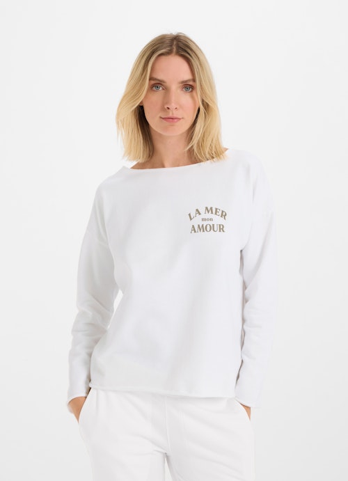 Loose Fit Sweaters Sweater white