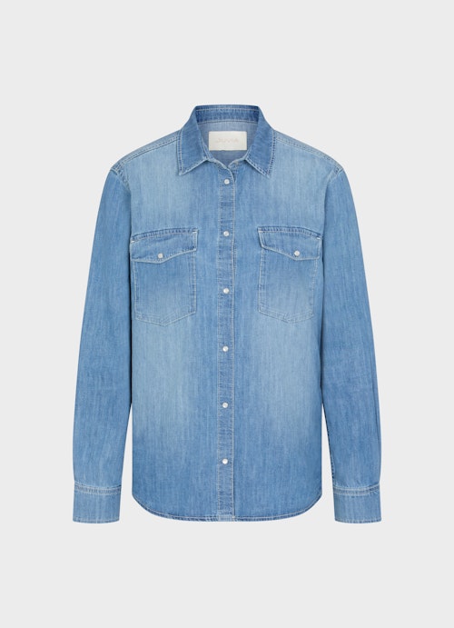 Regular Fit T-shirts Denim shirt dark washed