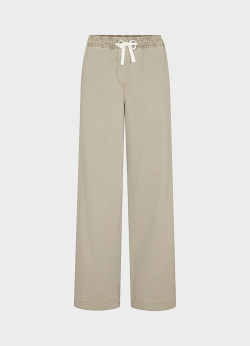 Wide Leg Pants Denim trousers silver sage
