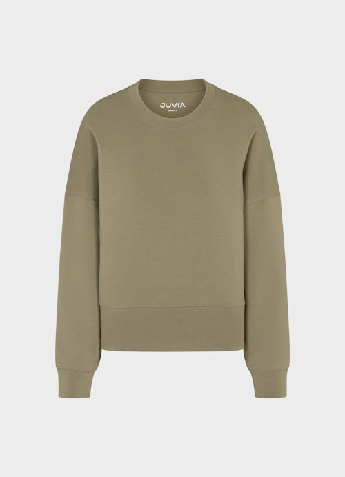 Loose Fit Sweaters sweatshirt grape leaf