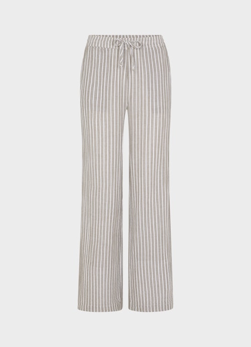 Wide Leg Pants Muslin trousers dusty olive