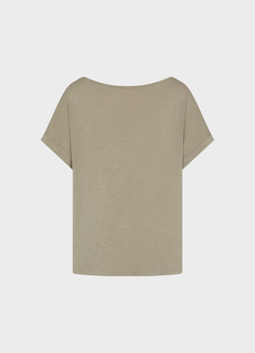 Boxy Fit T-shirts T-shirt dusty olive