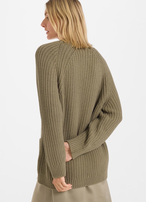 Casual Fit Jackets Cardigan dusty olive