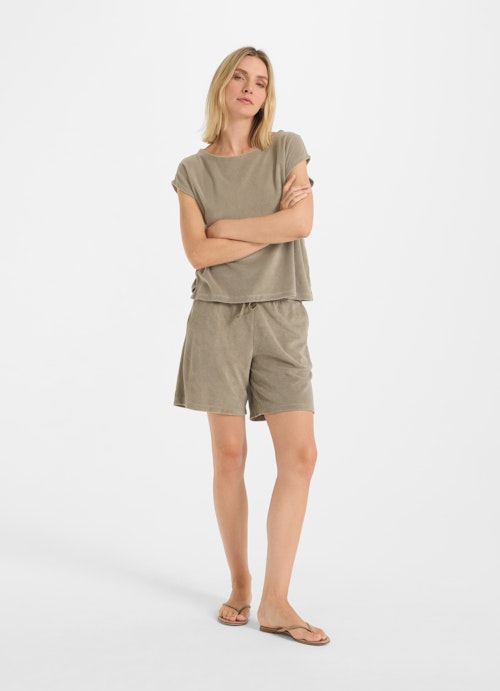Bermudas Bermudas Terry cloth - Bermuda dusty olive